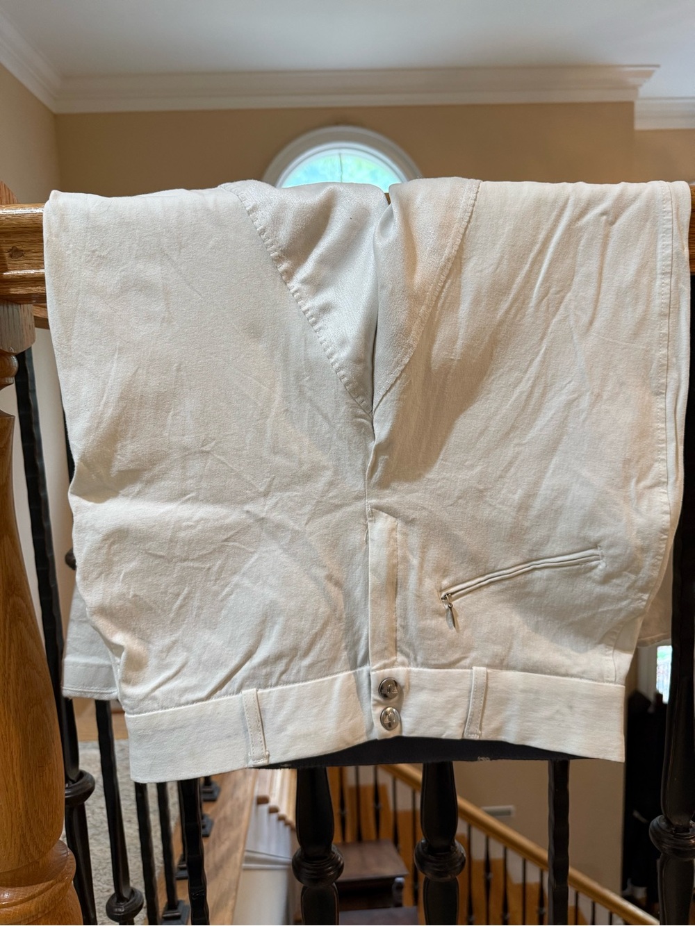 Tuff Rider Equestrian full seat English breeches white size ladies 28 disclosure